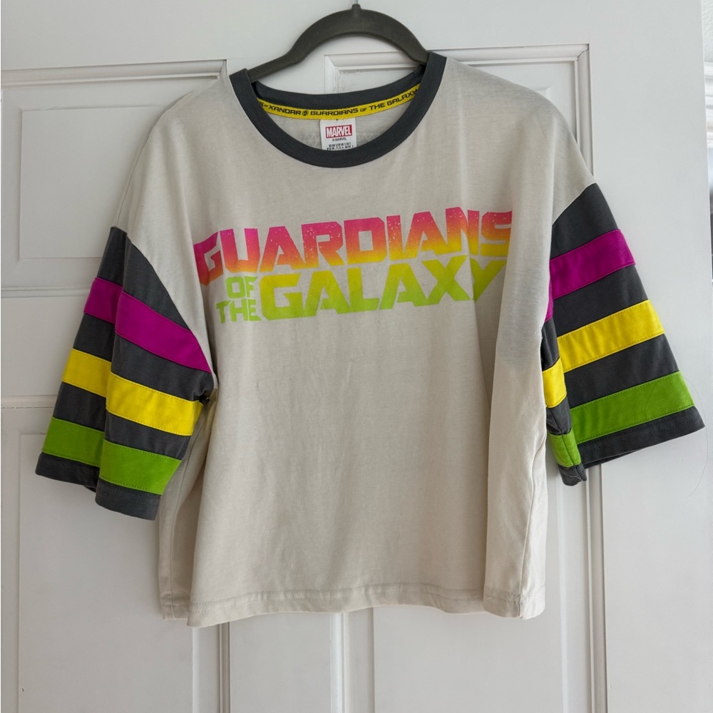 Marvel Guardians of the Galaxy Tee - Cream, Pink, Yellow, Green